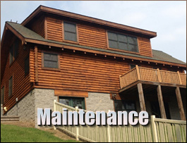  Stanley, Virginia Log Home Maintenance