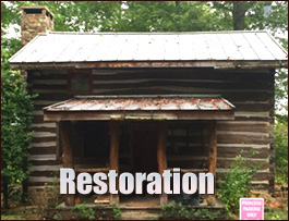 Historic Log Cabin Restoration  Stanley, Virginia